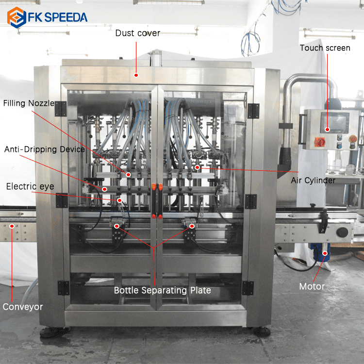 Automatic 8 heads piston filling machine (Support customization) - Image 4
